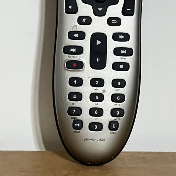 Logitech Harmony 650 infrared Universal Remote Control Movie, Music, Tv Pics Vid - Picture 12 of 14